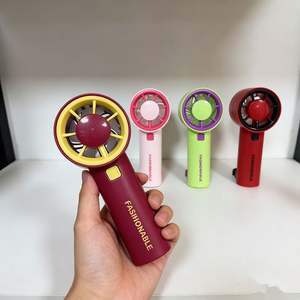 Ventilador de Mano Personalizado con Diseño de Dibujos Animados, Venta Directa de Fábrica, Alta Velocidad, 3 Velocidades, Batería de Litio de 500 mAh - Product Image 1