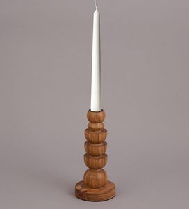 Nordic Natural Wood Handmade Round <b>Tealight</b> <b>Holder</b> Tabletop Centerpiece for Home Wedding Birthday Easter Decor - Product Image 2