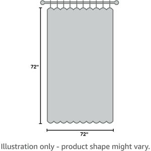 Corinthia 72 \ "W X 72 \" H tende da bagno impermeabili stampate Beige tende da doccia Decorative contemporanee - Product Image 6