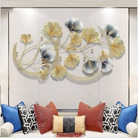 Luxuriöse, Hochwertige Wandkunst aus Metall für die Heimdekoration, Wandmontierte Metall-Wanddekoration, Moderner Wandschmuck