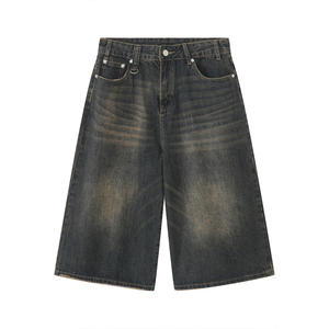 Nouveauté, shorts en jean pour homme, style streetwear, design unique, denim de haute qualité, shorts en jean pour homme - Product Image 6