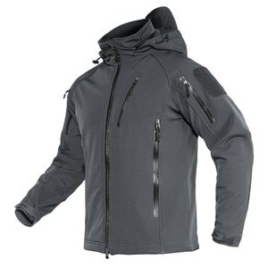 Veste Softshell pour homme, doublée en polaire, coupe-vent, légère, imperméable, manteau d'hiver - Product Image 5