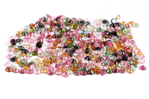 Turmalina Multicolor, Corte Redondo de 1.5mm, Gema Suelta, Precio de Fábrica, Gema de Alta Calidad para Joyería, Venta al Por Mayor - Product Image 3