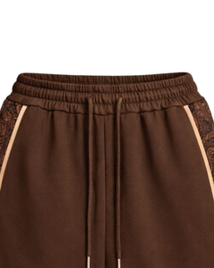 Shorts de basketball marron beige pour hommes, respirants, séchage rapide, pour entraînement sportif, gym, course à pied, athlétiques, taille élastique, fabricant - Product Image 4