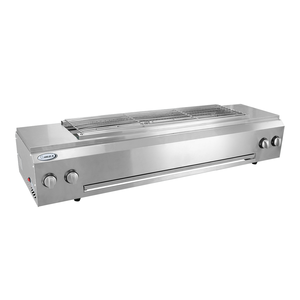 Gmax SK110 Electric Gas <b>BBQ</b> Grill with Infrared Fan 4 Burners 23*81cm Rack Durable <b>Smokeless</b> Design - Product Image 3