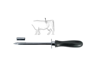 Trocar de rumen de qualité supérieure pour bovins, canule de 8 mm de longueur, instruments vétérinaires en acier inoxydable - Product Image 5