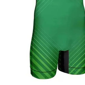 Combinaisons de lutte personnalisées en gros, uniformes à taille élastique, respirants, écologiques, imprimés numériquement sur toute la surface - Product Image 4