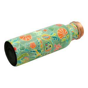 Bouteille d'eau vintage Thor en cuivre avec couvercle Mjolnir, gourde de voyage portable - Product Image 3