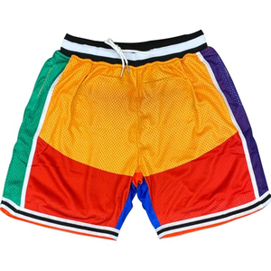 Double <b>Layer</b> Sublimation Plain 100% Polyester Street Wear Sets 5 Inch Inseam Gym Blank Basketball Custom Mesh Men's Shorts - Product Image 5