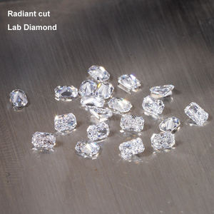 Pierre précieuse de qualité supérieure, cultivée en laboratoire, taille radiant, 3,00 x 4,00 mm, couleur DF, clarté VVS2/VS1, certifiée, finition de luxe raffinée - Product Image 4