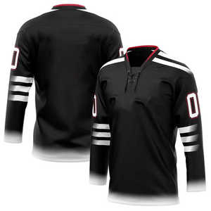 Camisetas personalizadas para jóvenes, uniformes de hockey sobre hielo, jersey premium 100% poliéster, jersey de hockey sobre hielo al por mayor para equipos - Product Image 4