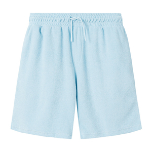 Shorts Bermuda pour Homme en Coton Noir avec Cordon de Serrage à la Taille, Style Décontracté, Taille Mi-Haute, Tissu Respirant, Couleur Unie - Product Image 2