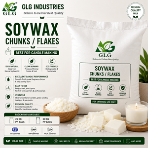 GLG INDUSTRIES Morceaux de cire de soja AA+ 100% naturels, écologiques, non toxiques, inodores, provenant du Gujarat, pour la fabrication de bougies longue durée - Product Image 2