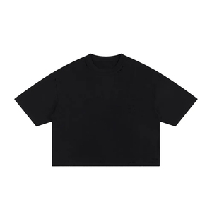 Camiseta de cuello redondo 100% algodón, holgada, estampada con efecto descolorido por el sol, para hombre, con logotipo OEM personalizado, color personalizado, efecto descolorido por el sol. - Product Image 1