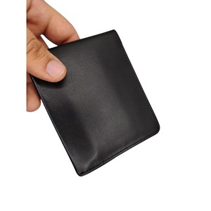 Portefeuille homme 2026 en cuir véritable avec logo personnalisé, blocage RFID, multiples fentes pour cartes, doublure en soie courte, pliable, qualité supérieure, vente en gros - Product Image 4