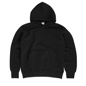 Nouveaux Sweats à Capuche Homme Personnalisés en Coton Épais et Lourd, Style Décontracté Automne-Hiver, Couleur Unie - Product Image 1