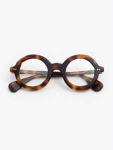Vintage Round <b>Tortoise</b> Glasses - Product Image 6