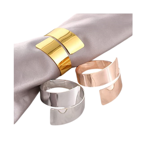 Vintage Metal Napkin Rings Set Of 10 <b>Round</b> Shape Durable <b>Table</b> Decor 4.5cm Width Party Use Elegant Zinc Alloy <b>Table</b> Decor Ring - Product Image 6