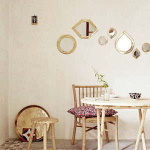 ชุดโต๊ะรับประทานอาหารไม้ไผ่สไตล์โมเดิร์นแบบดั้งเดิมชุดเก้าอี้พับได้บ้านสำนักงานอพาร์ทเมนต์ร้านอาหารเฟอร์นิเจอร์ห้องรับประทานอาหาร - Product Image 2