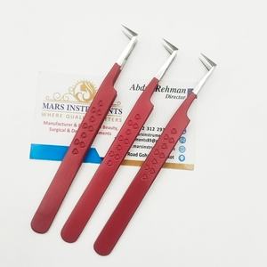 Professional 90 Degree New Eyelash Extensions <b>Tweezers</b> Perfect Grip Never Slim Lashes Solid <b>Tweezers</b> - Product Image 3