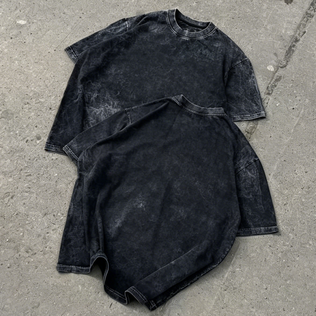 Oversized T Shirts 100% Cotton Silk Screen Printed Graphic Print Vintage Washed Distressed Streetwear Breathable In Stock Vendor