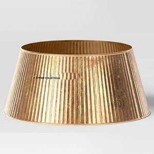 Wholesale Gold Metal <b>Tree</b> Collar for Home Decorations Customized Color & Shape High Quality Christmas Supplies - Product Image 3
