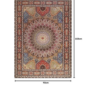 Tapis en jute chic bohème, tapis de prière tressé à la machine, tapis en fibres naturelles, décoration de salon, jacquard abstrait - Product Image 4