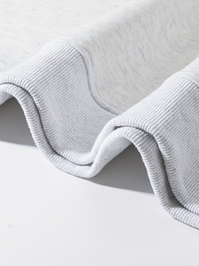 Sweat-shirt en molleton doublé pour homme, couleurs contrastées, manches raglan, col, coupe-vent d'hiver, polyester/coton, Bangladesh - Product Image 6