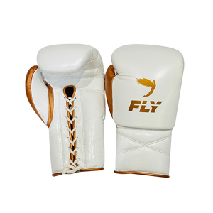 Nuevos Guantes de Boxeo Profesionales Pro Fight Fly con Cordones, 100% Cuero Original, Guantes de Boxeo Profesionales Pro Punching Fly - Product Image 1
