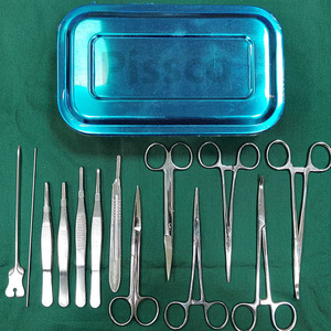 Boîte à instruments de petite chirurgie PISSCO, boîte à instruments de chirurgie mineure, ensemble de boîtes à instruments chirurgicaux, kit d'instruments de chirurgie médicale - Product Image 1