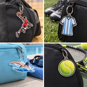Custom Sports Team <b>Keychain</b> <b>Personalized</b> Club Logo Fan Souvenir for Tournaments and Events - Product Image 3