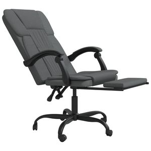 Chaise de bureau inclinable gris foncé - Product Image 6