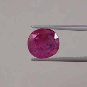 Rubí Natural Rosa al por Mayor, Gema Suelta de 5.75 Quilates, Corte Brillante Grado AAA, 11x10mm, Certificado IGI, para Fabricación de Joyería Fina - Product Image 1