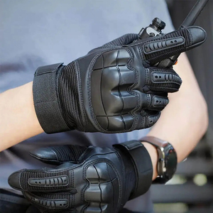 Gants de protection en cuir respirants et confortables de qualité supérieure, tissu durable pour les sports de plein air et les jeux tactiques - Product Image 6