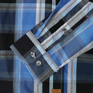 Nouvelle collection été : Chemises décontractées pour hommes à manches longues, 100 % coton flanelle, respirantes, écologiques et infroissables - Product Image 6