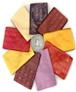 Purple Silk Saree Traditional Indian Wedding Wear <b>Floor</b>-Length Regular Fit Women's Sari Wrinkle Free All Seasons - Product Image 5