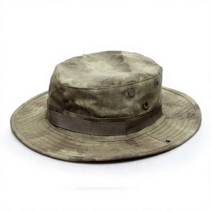 Best Jungle Camouflage Bonnie Hat Outdoor & Indoor Adjustable Durable Unisex Tactical Safety Hat for <b>Hiking</b> Fishing - Product Image 3