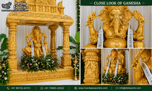 Decoración Tradicional del Mandap para Bodas en el Templo de Tirupati, Compre Decoración Personalizada del Mandap Manavarai de Estilo Tradicional del Sur de la India - Product Image 3