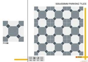 Dalles de stationnement extérieures structurelles 20x20 pouces, idéales pour les projets nécessitant des solutions de revêtement de sol extérieur résistantes et performantes. - Product Image 2
