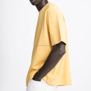 เสื้อยืดโอเวอร์ไซส์หนานุ่ม พิมพ์ลายโฟม 3 มิติ แบบกำหนดเอง สำหรับผู้ชาย พิมพ์โลโก้ เสื้อยืดผู้ชาย เสื้อผ้าผู้ชาย ขายส่ง - Product Image 5