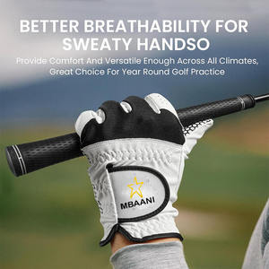 ถุงมือกอล์ฟสำหรับผู้ชาย เหมาะสำหรับนักกอล์ฟมือซ้ายและมือขวา กันลื่น ใช้งานได้ทุกสภาพอากาศ สวมใส่สบาย ระบายอากาศได้ดี - Product Image 4
