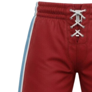 Pantalones Cortos Interiores de Hockey Rojos para Hombre, Cintura Elástica con Cordón, Transpirables, 100% Poliéster, Anti-UV, Secado Rápido, Ropa Deportiva de Otoño - Product Image 4