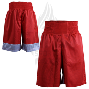 กางเกงชกมวยชายคุณภาพสูง พร้อมโลโก้สั่งทำ ผ้าโพลีเอสเตอร์ยืด 100% ดีไซน์ล่าสุด สำหรับศิลปะการต่อสู้ ขายส่ง - Product Image 3