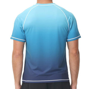 Nouveauté - T-shirt de compression pour homme à manches courtes en polyester, respirant, tendance, confortable, avec logo personnalisé - Product Image 3