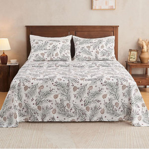 Juego de Sábanas Modernas para Habitación de Invitados, Poliéster y Algodón, 600 Hilos, Reutilizables, Duraderas, para Dormitorio - Product Image 1