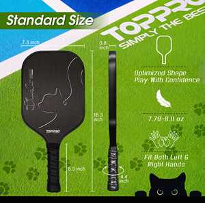 ไม้พายพิคเคิลบอลแกนคาร์บอนรูปทรงใหม่ - Product Image 2