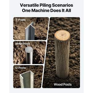 Heavy Duty manuale recinzione Post Driver T Post Rammer per fattoria e giardino giardino giardino strumento a mano - Product Image 6