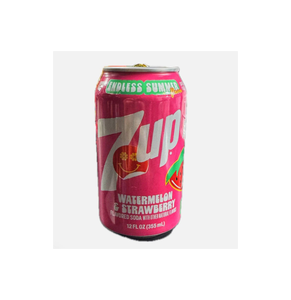 น้ำอัดลม 7UP รสแตงโมสตรอว์เบอร์รี แท้ รสหวานสดชื่น เครื่องดื่มอัดลม ขายส่งจำนวนมาก - Product Image 1