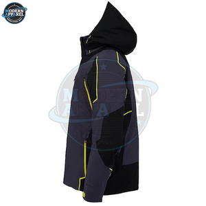 Chaqueta de snowboard para hombre, gruesa y cálida, de forro polar, informal, para uso diario, con capucha, a la moda, ajustada, talla grande, transpirable - Product Image 3