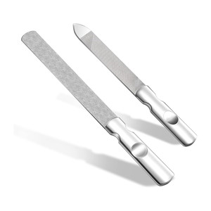 Lime à ongles professionnelle double face 100/180 grains, lime à ongles robuste pour le façonnage et le lissage des ongles, manucure - Product Image 3